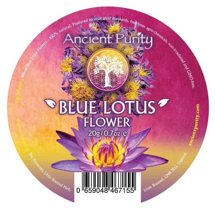 Ancient Purity - Vente Thé en vrac - Fleur de Lotus Bleu - 20g | Sri Lanka | Fleurs Entières | Thé4