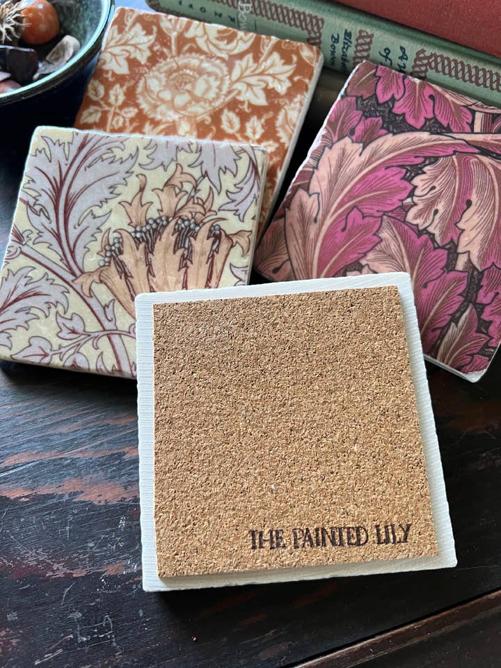 The Painted Lily - Wholesale Coasters - Autumn Bounty stone coasters 1
