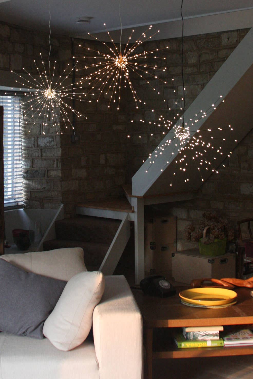 Lumina Of London Co - Wholesale Chandelier/Hanging Light - Hanging Starburst Light - 12" Battery5