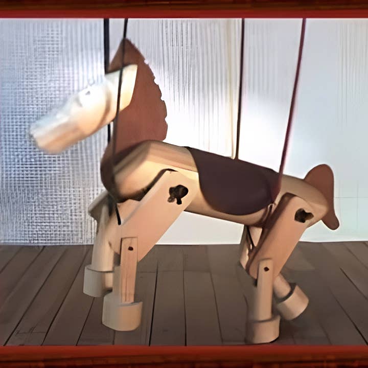 Fish River Crafts - Wholesale Puppet - Kids & Baby - Animated Wild Horse - A Marionette Wooden Action Toy