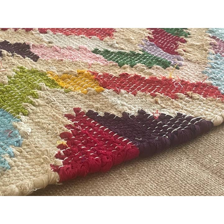 1.4x4.6 Ft-Cotton Handwoven Door Mat,Home Decor,RUG\CARPET. for wholesale by Rugs Boutique