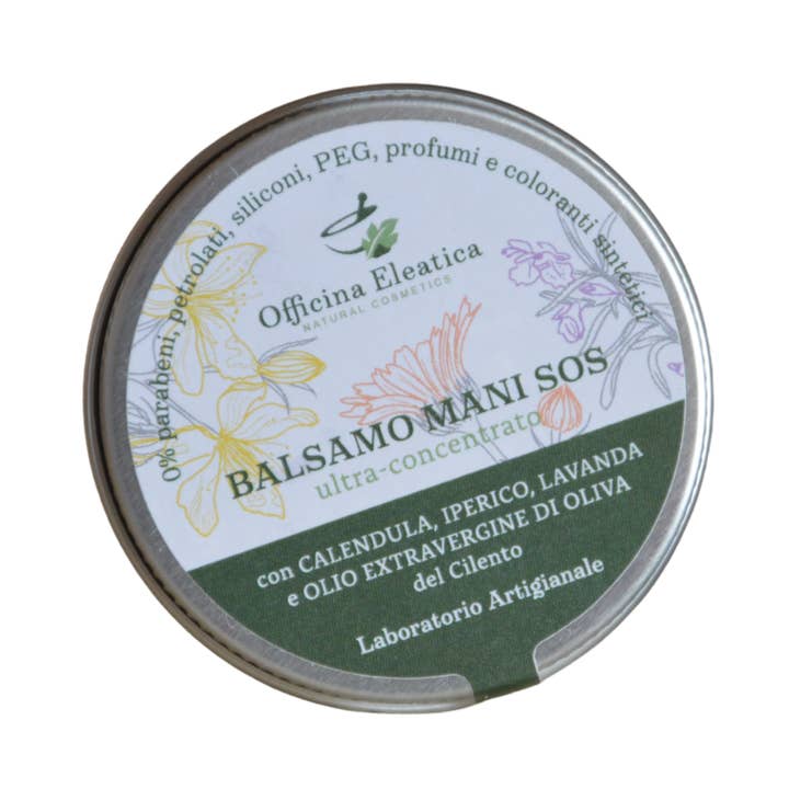 S.O.S. Hand Balm - Officina Eleatic, 100% made in Italy for wholesale by Officina Eleatica Natural Cosmetics di Gloria Alfano