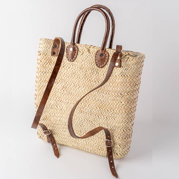 Verve Culture - Wholesale Backpack - Women's - Moroccan Shopping Basket Backpack