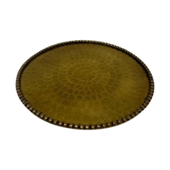 300 Rucci Hammered Gold Plate Candle Holder for wholesale by Rucci Professional