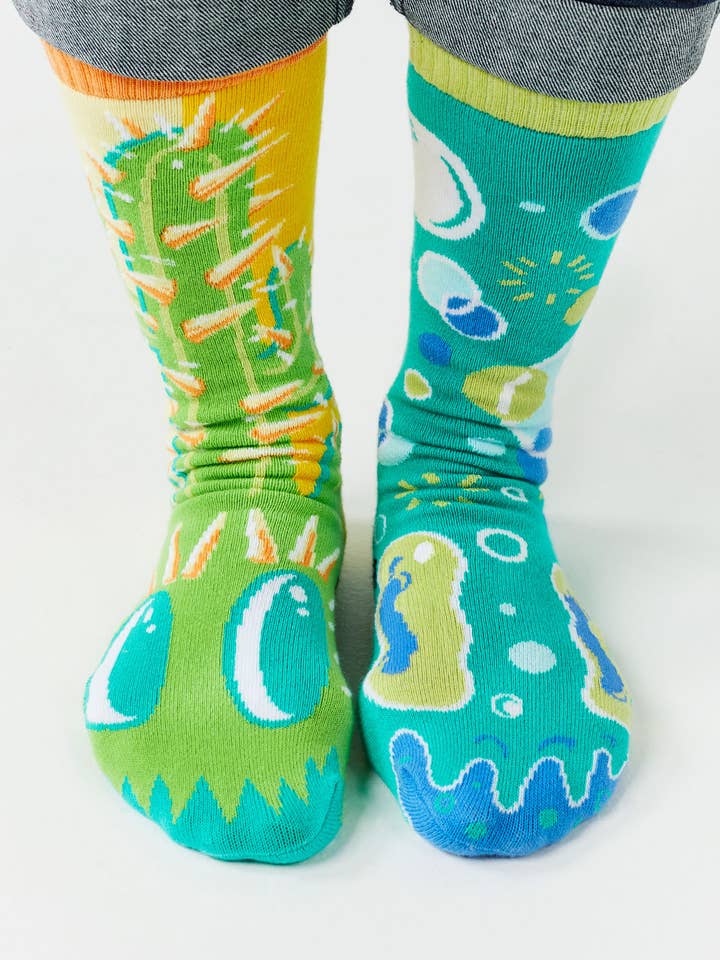 Pokey & Poppy Mismatched Socks for Adults (Limited Edition) for wholesale by Pals Socks