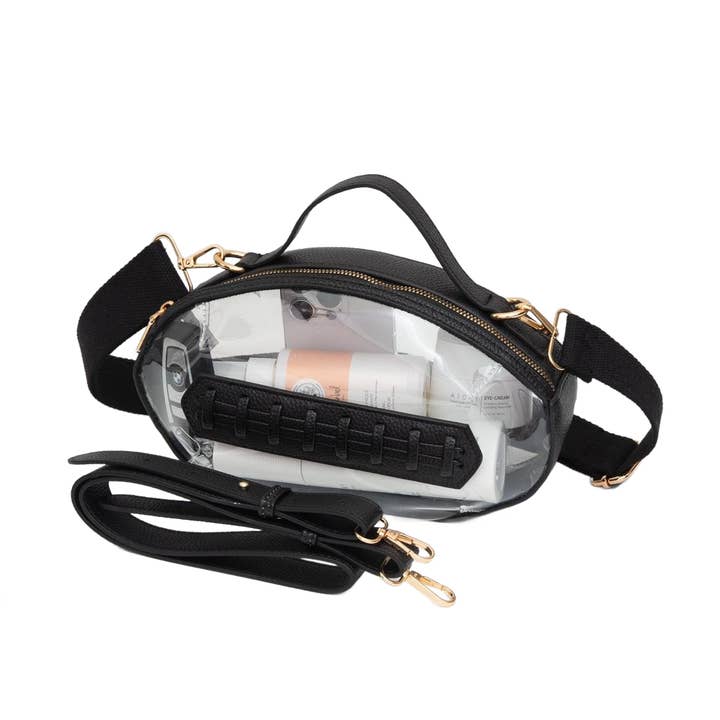 Embellish Your Life - Wholesale Crossbody Bag - Women's - Transparent Football Crossbody Bag2