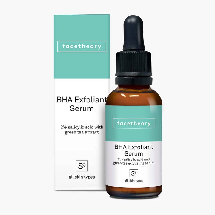 BHA exfoliërend serum S3 voor wholesale door facetheory vegan skincare