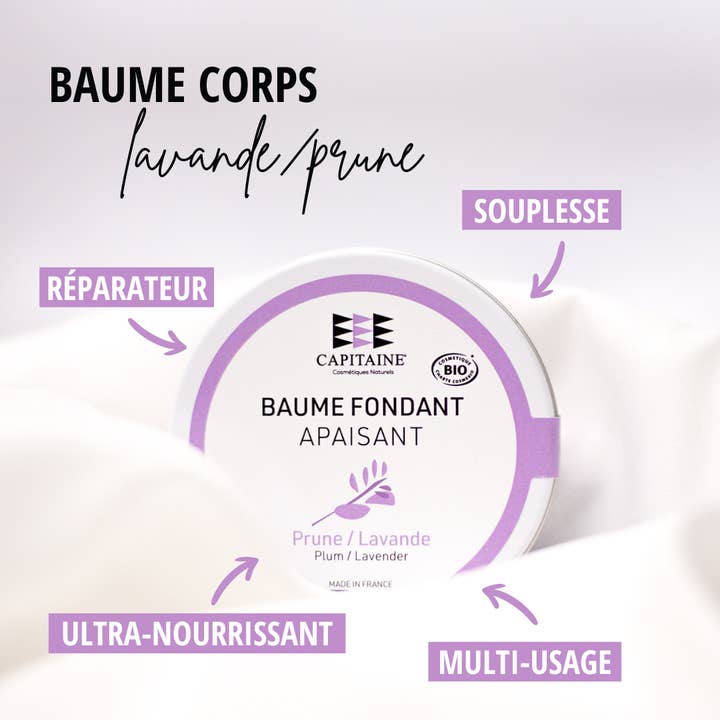 Organic Body Balm - “Soothing” - 90g for wholesale by Capitaine Cosmétiques