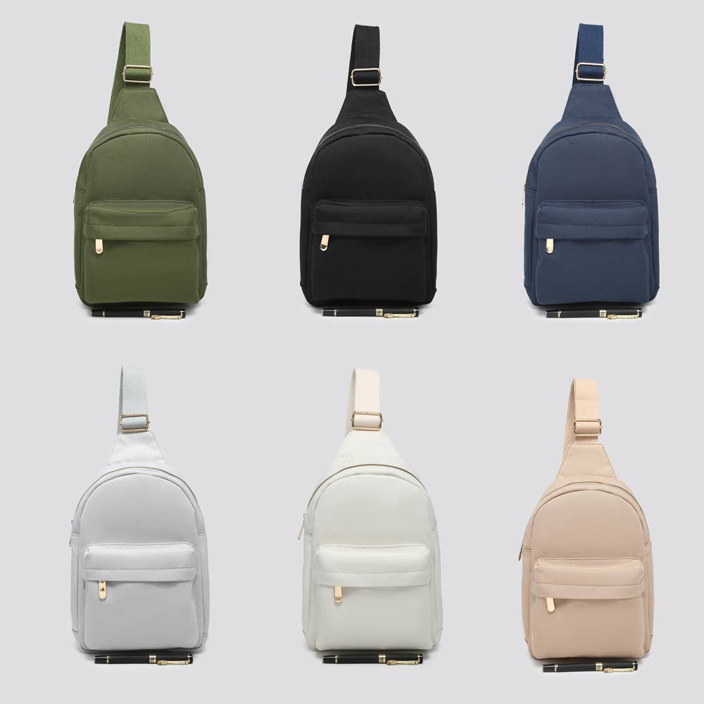 House of Milano – wholesale Backpack – Women's – 25024 Canvas Small Backpack9