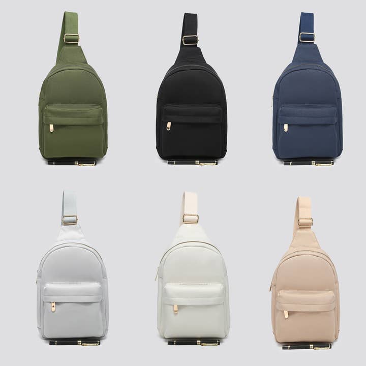 House of Milano – wholesale Backpack – Women's – 25024 Canvas Small Backpack9