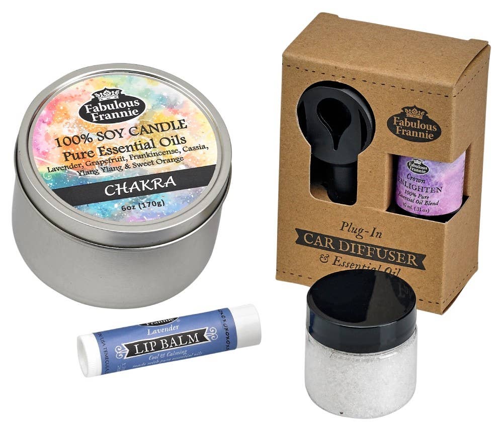 Fabulous Frannie, Inc - Vente Set de bain et corps - Panier-cadeau Chakra1