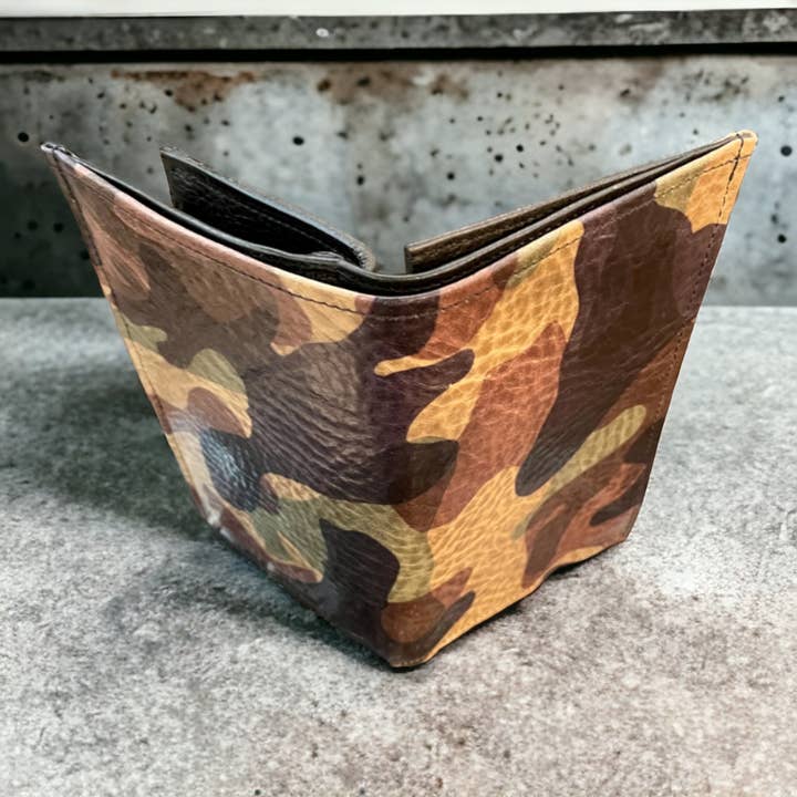 Portefeuille fait main, avec porte-monnaie pour la vente par Brunocenere