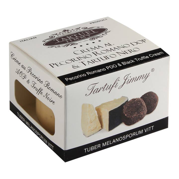 Schwarze Trüffel- und Pecorino-Creme für den Großhandel von Tartufi Jimmy