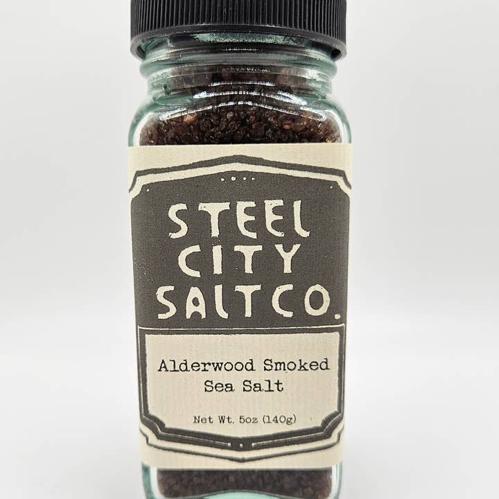 Steel City Salt Co. - Wholesale Salt - Alderwood Smoked Sea Salt1