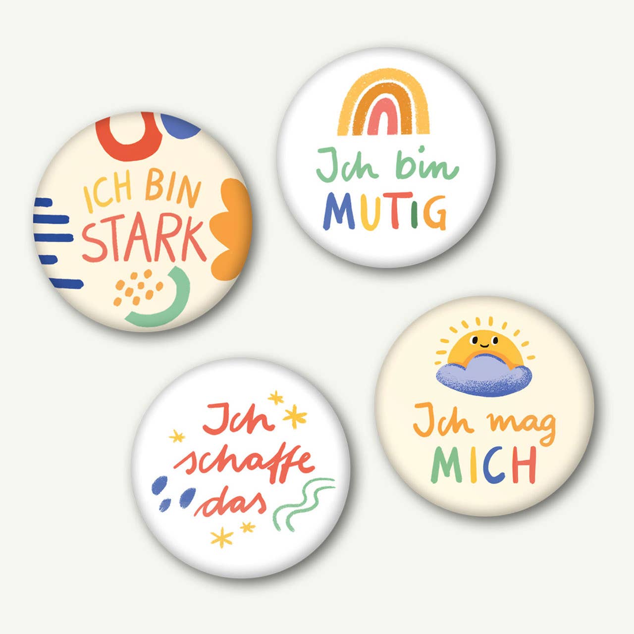 VIERUNDFÜNFZIG - Wholesale Magnet - Magnet affirmation I help others 37 mm2