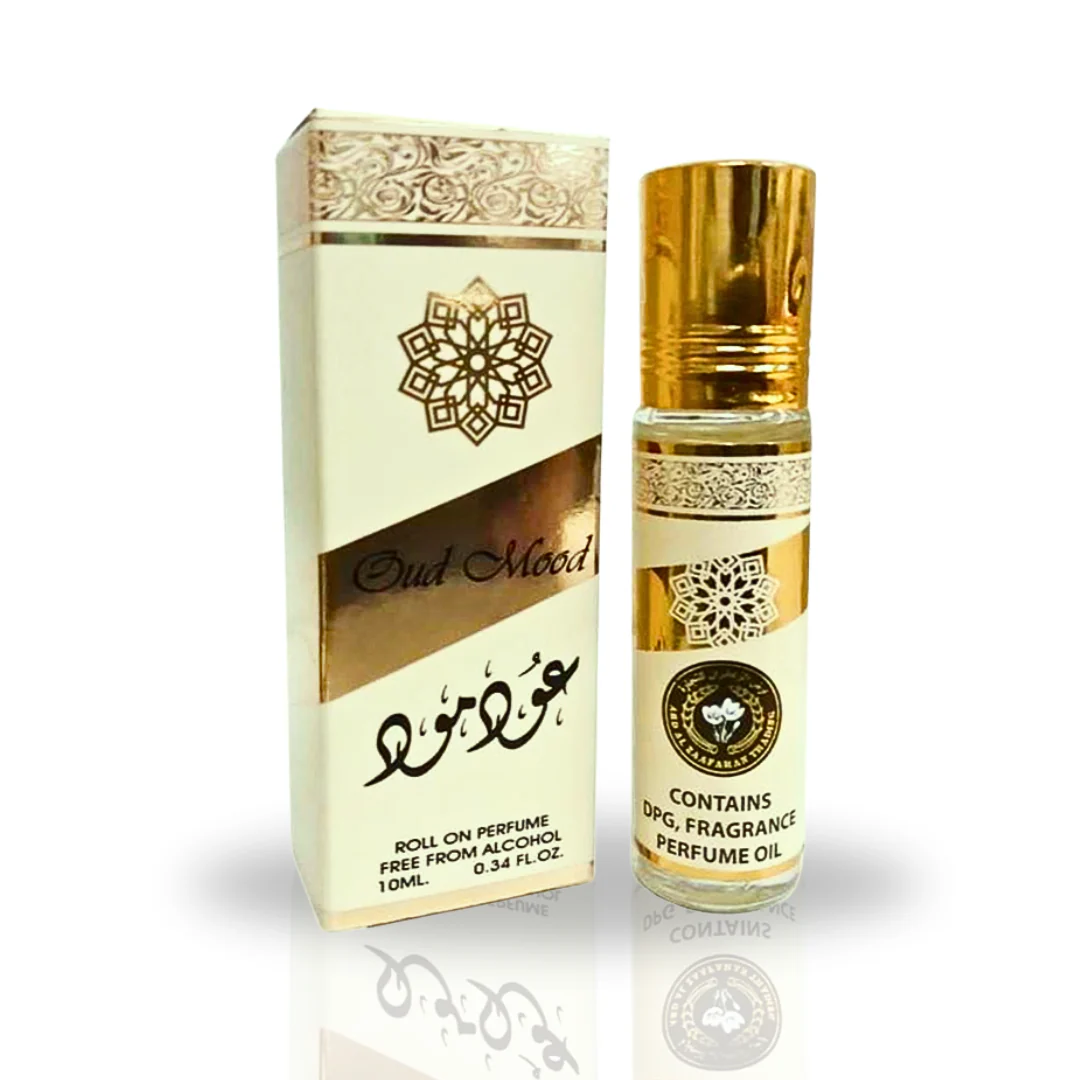 HA Fragrances - Wholesale Roll-On Fragrance - Oud Mood Roll-On Perfume Oil by Ard Al Zaafaran - Luxurious 10ML Unisex Fragrance with Long-Lasting Aroma0