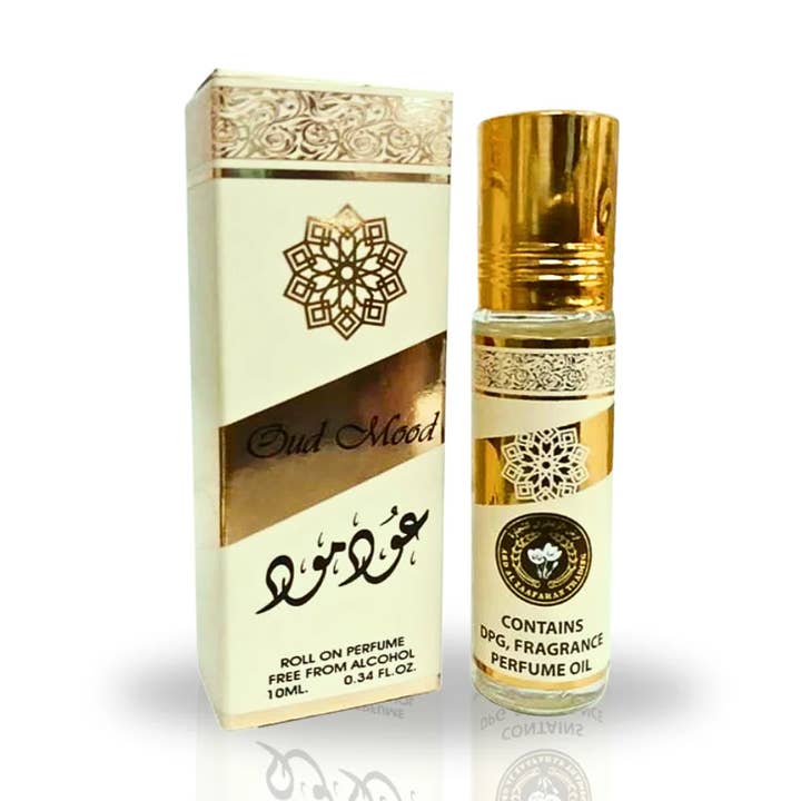 HA Fragrances - Wholesale Roll-On Fragrance - Oud Mood Roll-On Perfume Oil by Ard Al Zaafaran - Luxurious 10ML Unisex Fragrance with Long-Lasting Aroma0