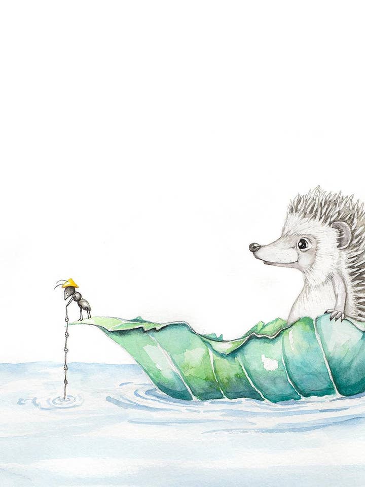 Sound Journey 5”x7” Notecard for wholesale by Katie Crawford Art