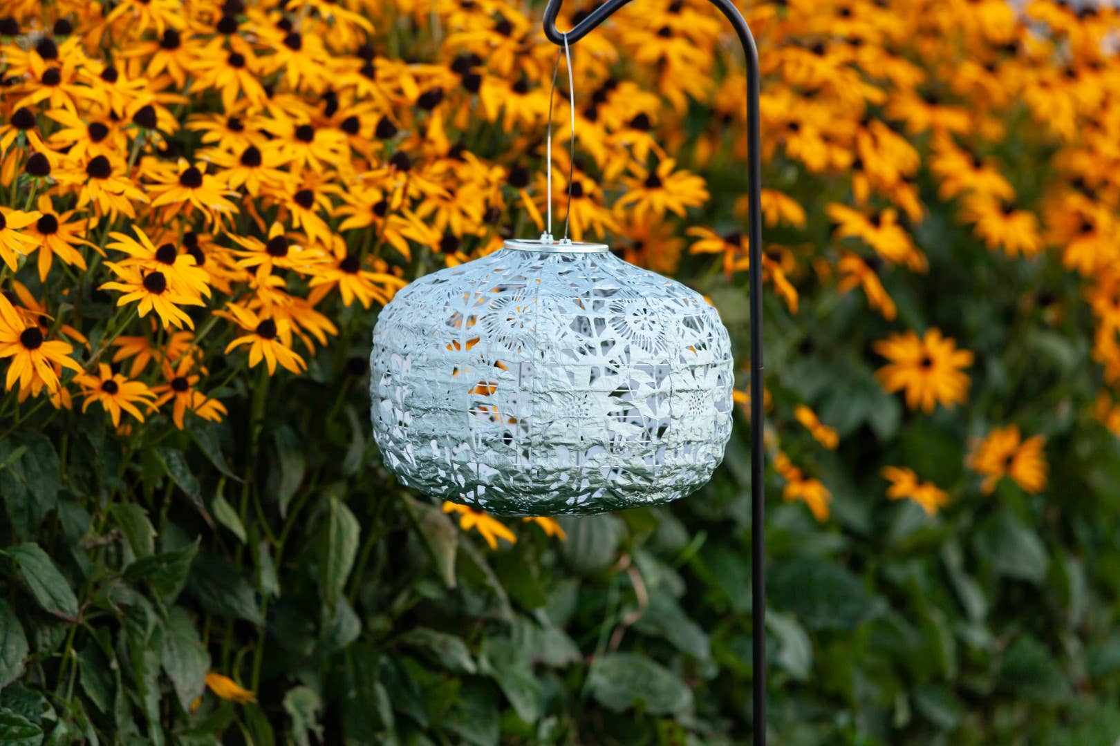 Allsop Home & Garden - Wholesale Outdoor/Lawn Light - Stella Square Sunflower 11" Solar Lantern - Sage24