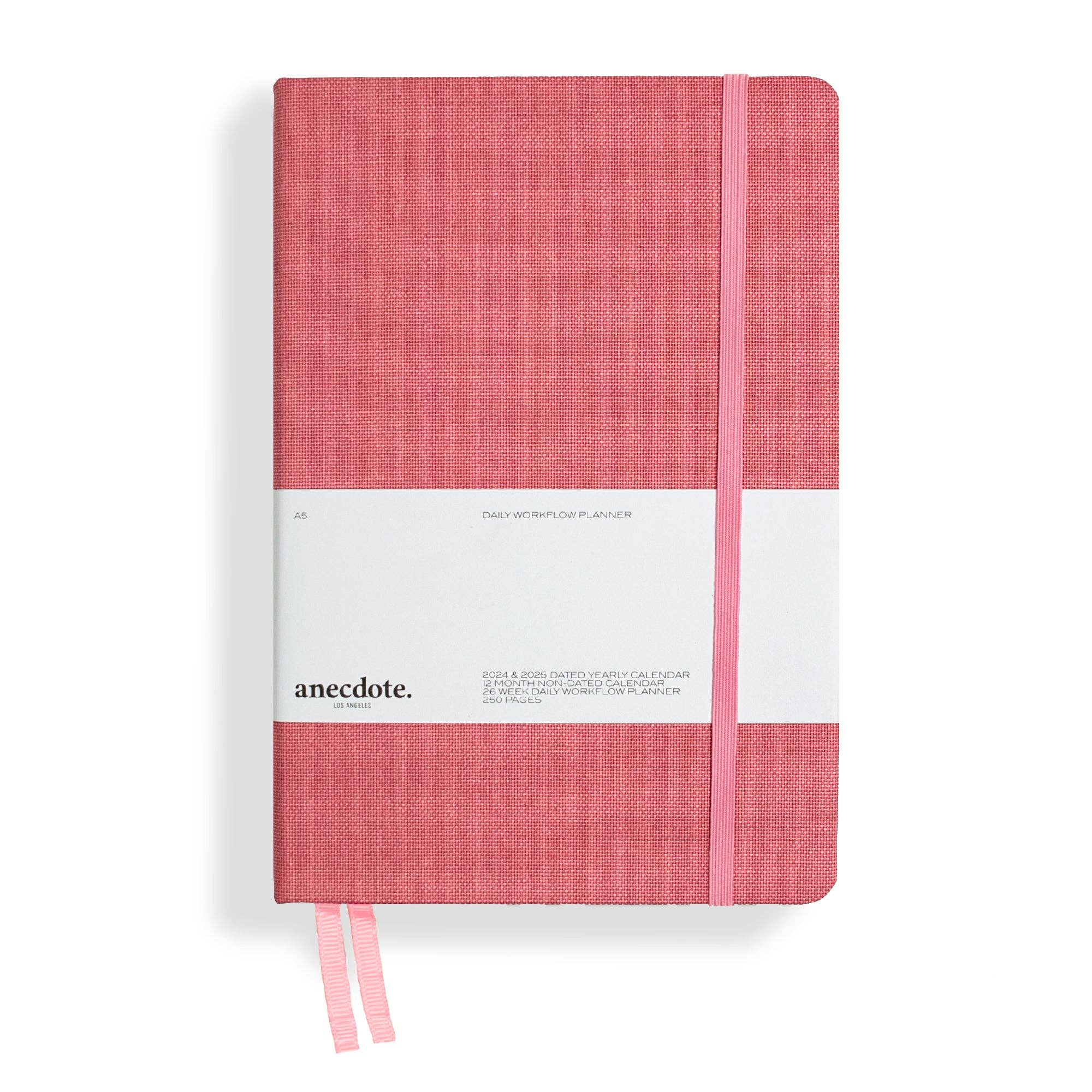 Anecdote Goods - Venta al por mayor Agendas - Planificador diario con tapa dura y cubierta de buckram tipo biblioteca1