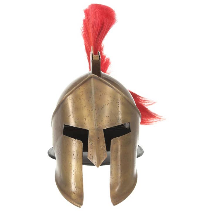 Arts King – wholesale Dräkt - Vuxen – Grekisk krigare hjälm Antik Replica LARP Mässing Stål