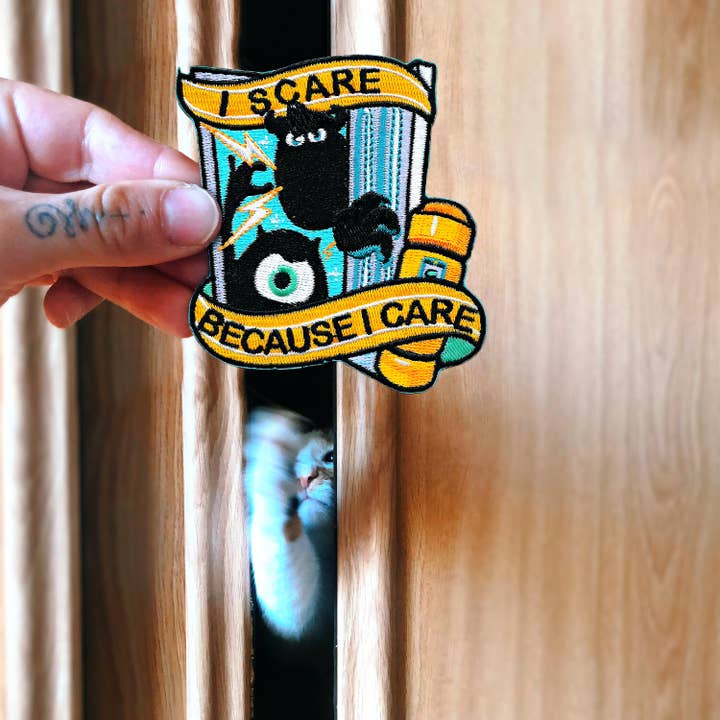 La Barbuda - No U.S. custom fees - Wholesale Patch - I Scare Because I Care Monsters Patch By La Barbuda1