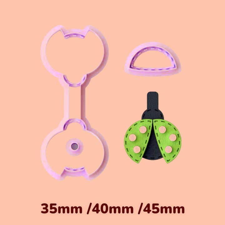 Lady Bug chain clay cutter for wholesale by Roussell Prints and Demand LLC