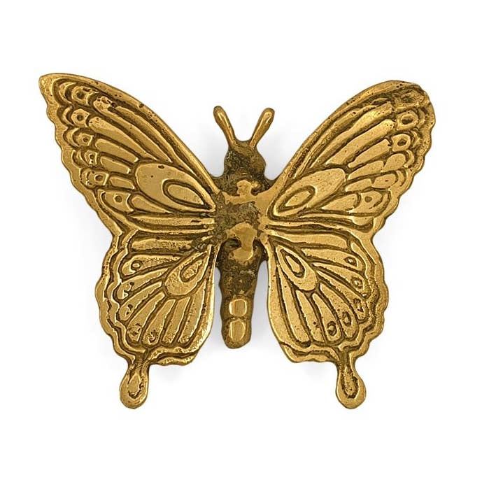 Figura de mariposa pequeña de latón para venta al por mayor de FERN