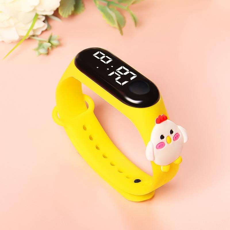 WoodWristCo - Vente Montre – enfant - Montre électronique cartoon pour enfants et élèves du primaire2