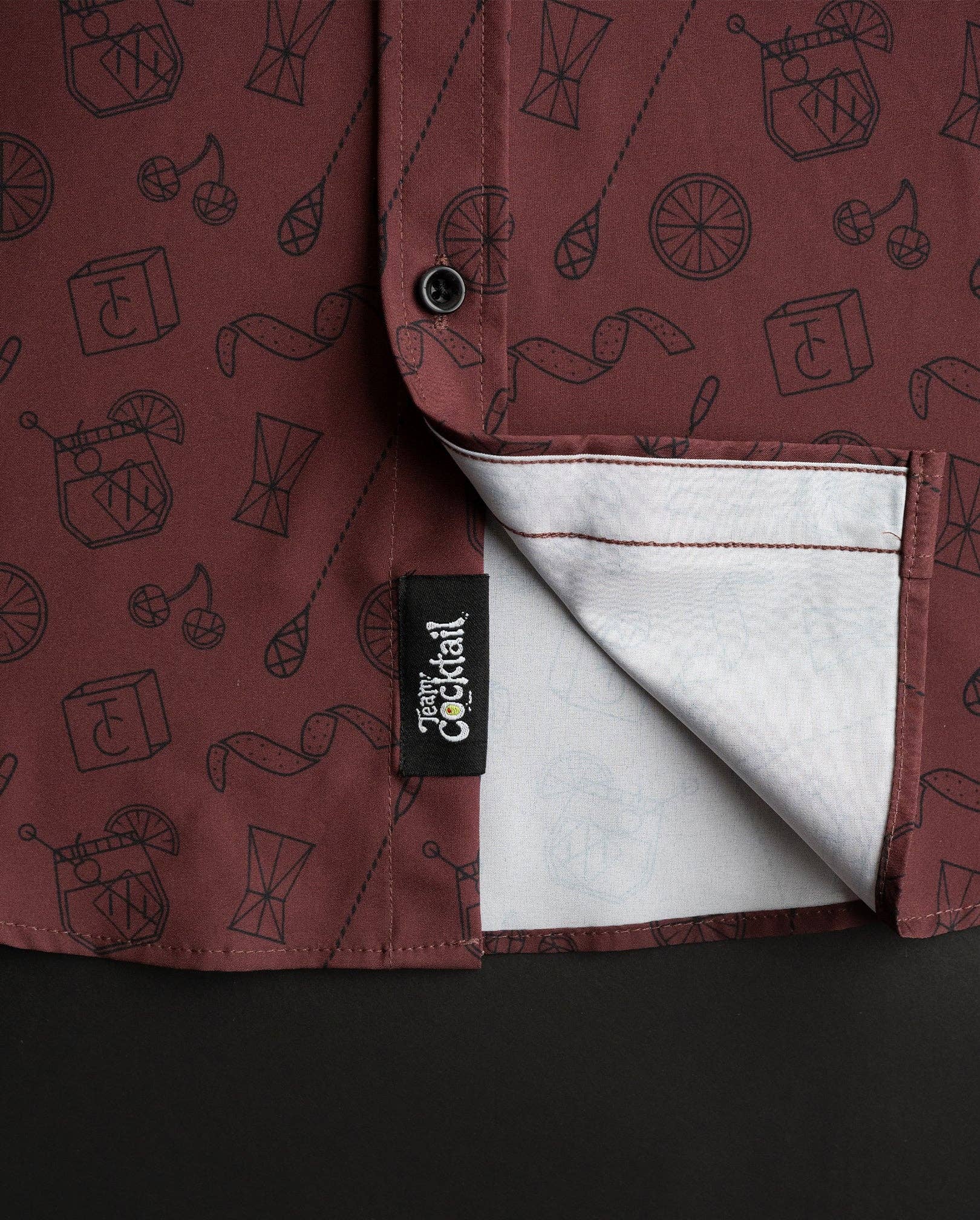 Team Cocktail - Wholesale Button Down Shirt - Unisex - Old Fashioned Classic Cocktail Unisex Button Up Shirt3