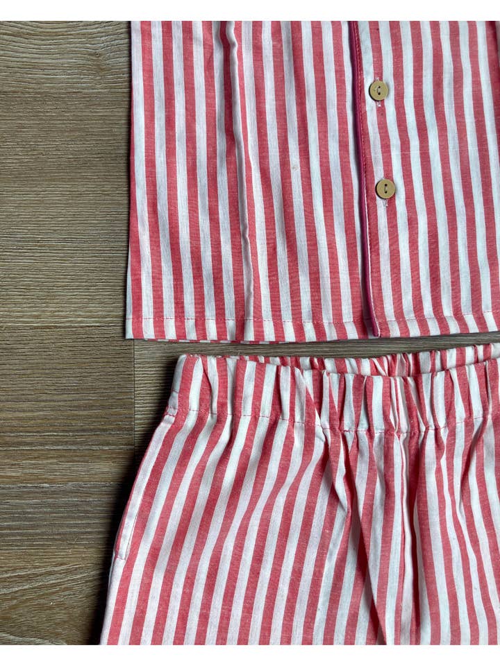 Akshu & Ameirah - Wholesale Sleepwear Set - Kids - Two-piece Cotton Pajama Sets (Classic)3