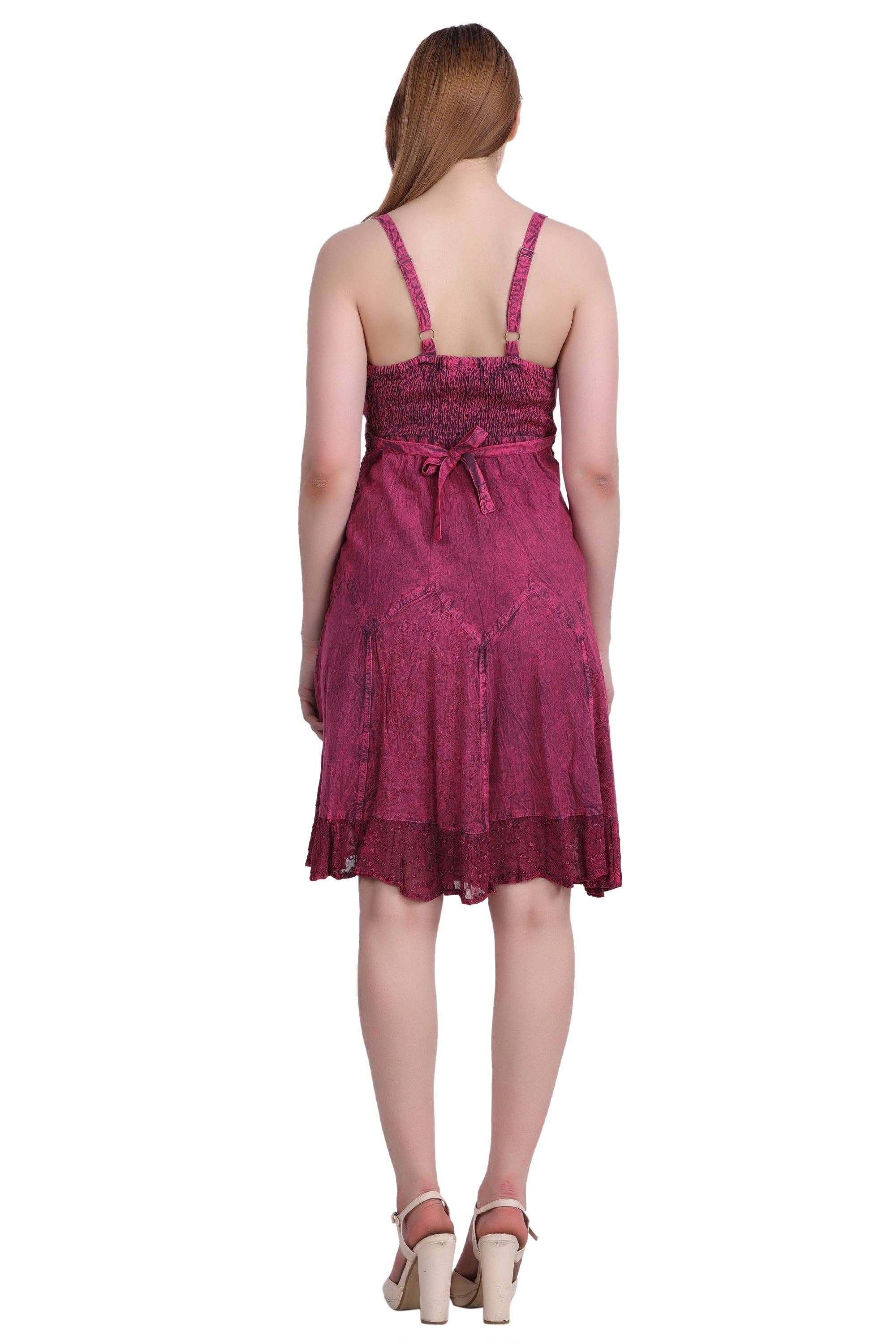 Advance Apparels - Vente Robe – femme - Robe mi-longue délavée à l'acide 130438