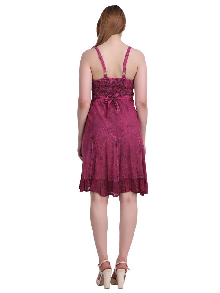 Advance Apparels - Vente Robe – femme - Robe mi-longue délavée à l'acide 130438