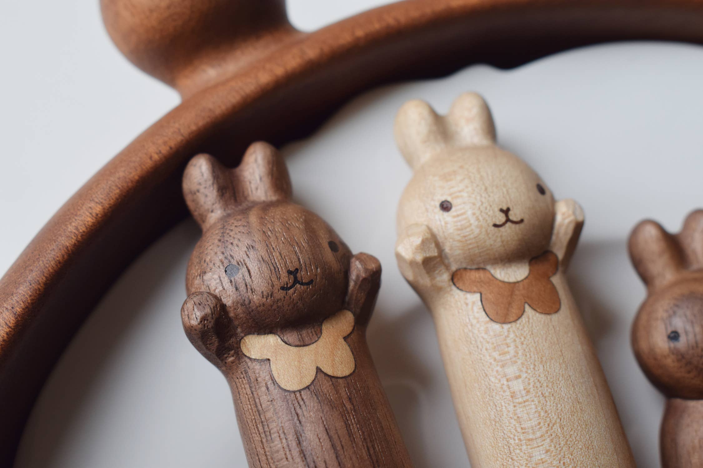 Senser Woodcraft - Wholesale Flatware Set - Hand-Carved Bunny Spoon & Fork – Adorable & Functional Gift9