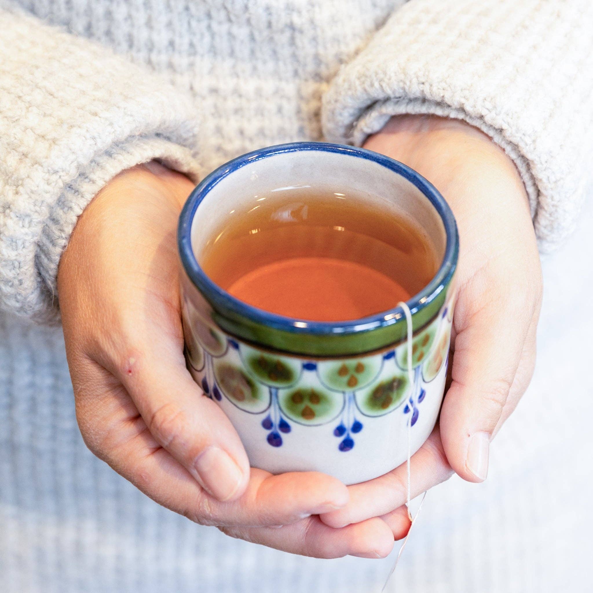 Upavim Crafts - Wholesale Coffee Mug - Short Guatemalan Stoneware Cup2