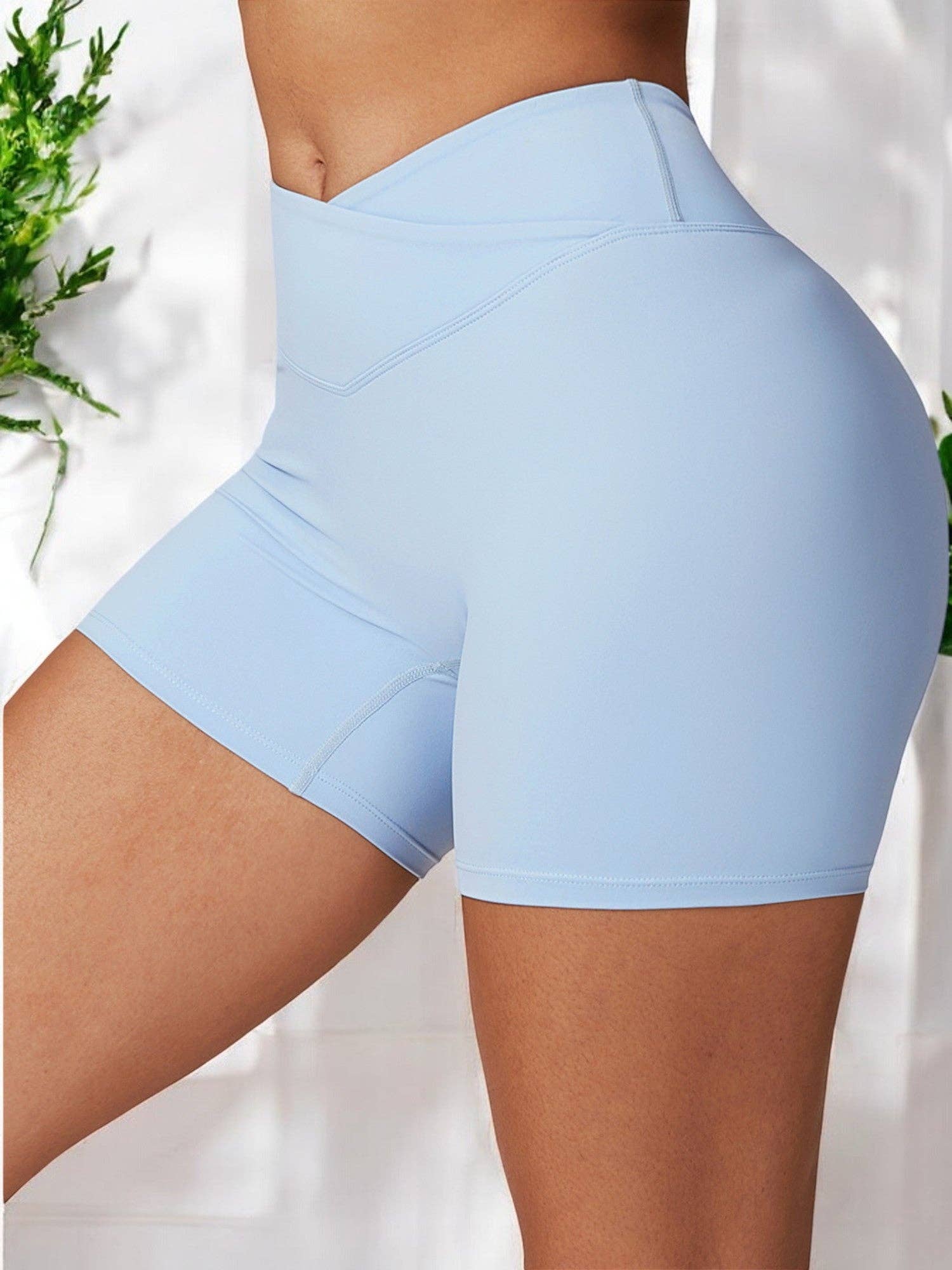 Active by Anna-Kaci - Vendita all'ingrosso Pantaloncini sportivi - Donna - Shorts sportivi modellanti senza cuciture a vita alta14