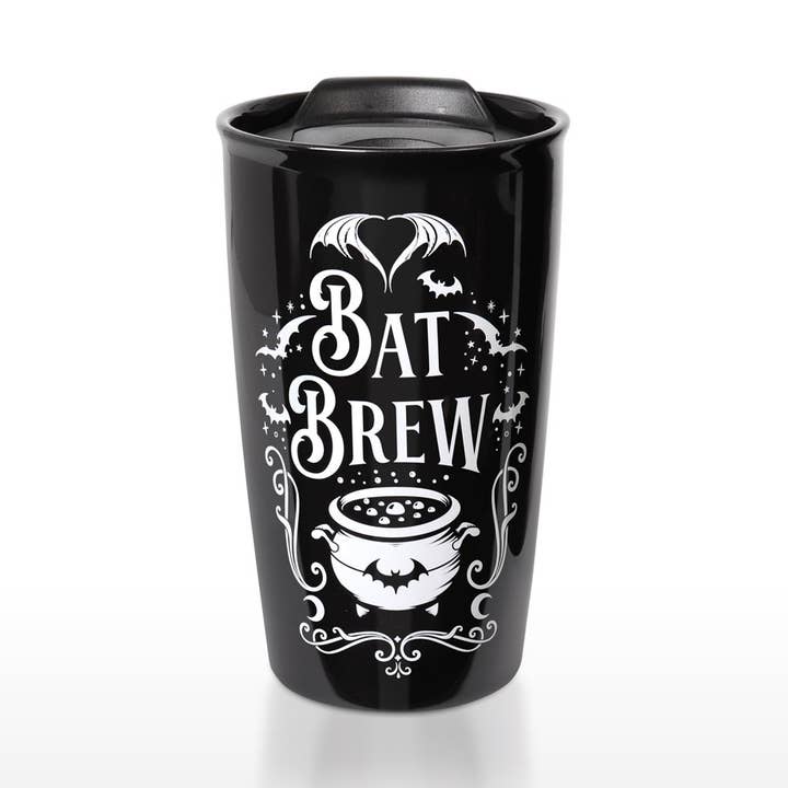 Bat Brew: Double Walled Mug (Mug) for wholesale by Alchemy Of England (Alchemy USA Distributor)