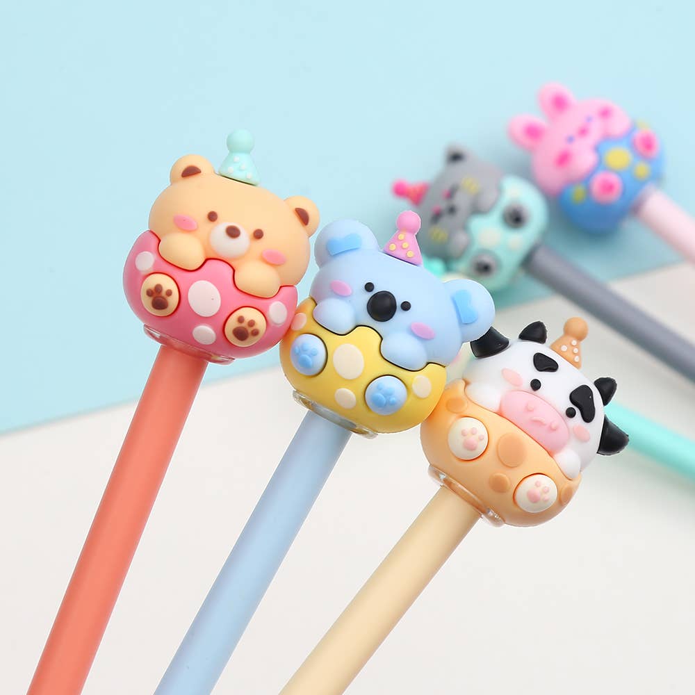 BCmini - Wholesale Pen - 22668 Birthday Animals Gel Pen-368