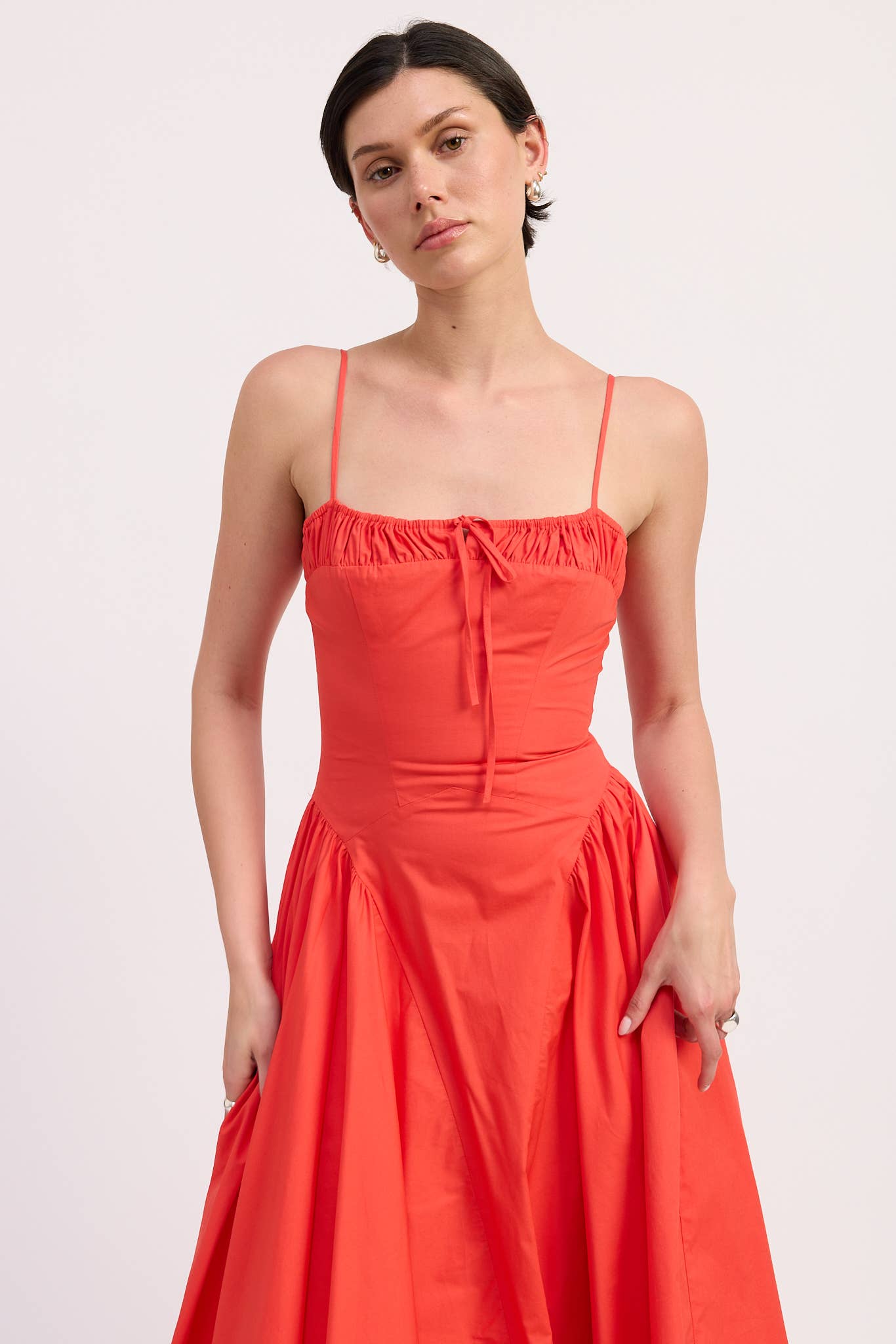 Emory Park - Wholesale Dress - Women's - CORSET BUSTIER MIDI A LINE DRESS10