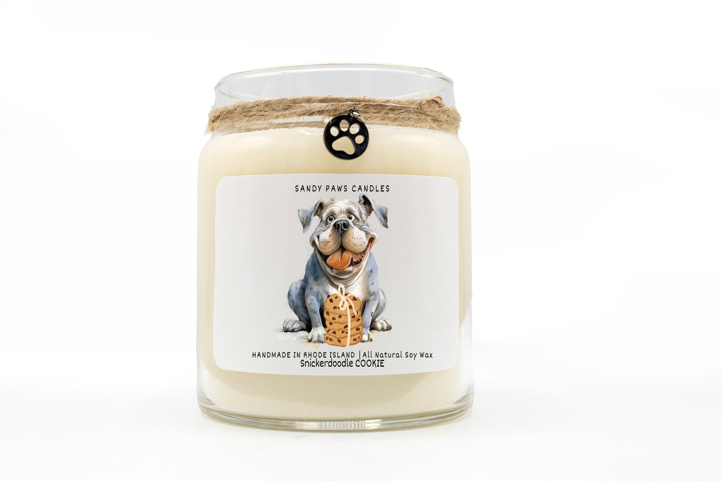 Sandy Paws Candles - Wholesale Jar/Filled Candle - Quirky Dogs - Soy Wax Candles8