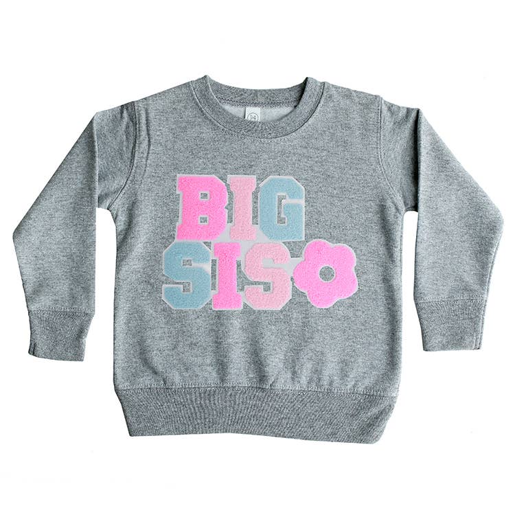 Sparkle Sisters by Couture Clips - Wholesale Sweatshirt - Kids - Chenille Big Sis Sweatshirt1