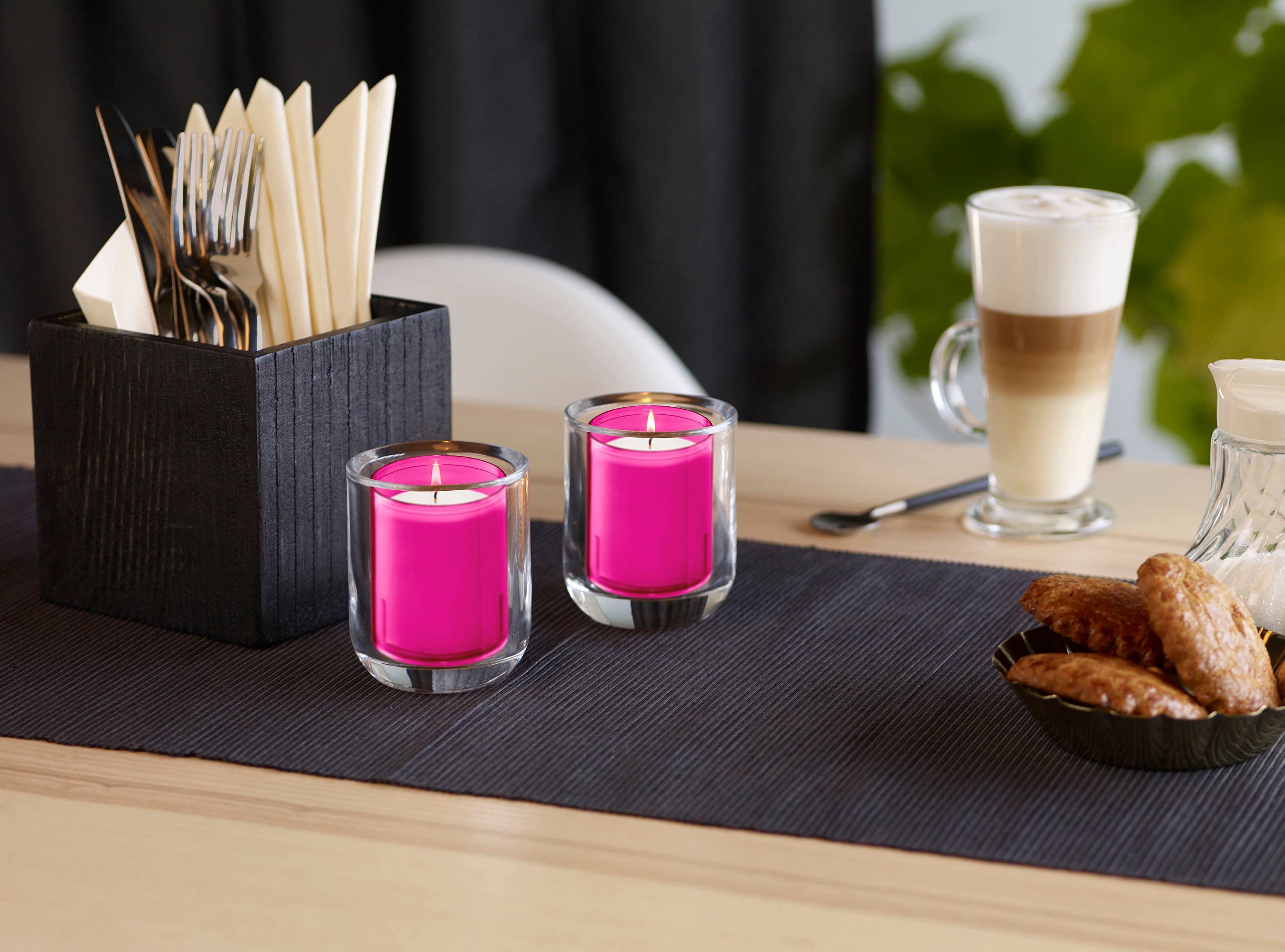 BOLSIUS – Engroshandel Votivlys – Votive lys i klare, ubrydelige plastikglas til restaurantbrug – pakke med 20 stk.36