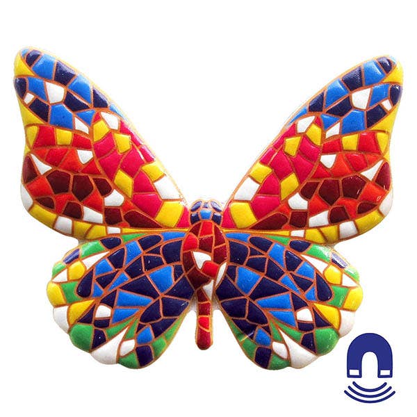 JUMI - Wholesale Decorative Figurine - Butterfly Mosaic Magnet0