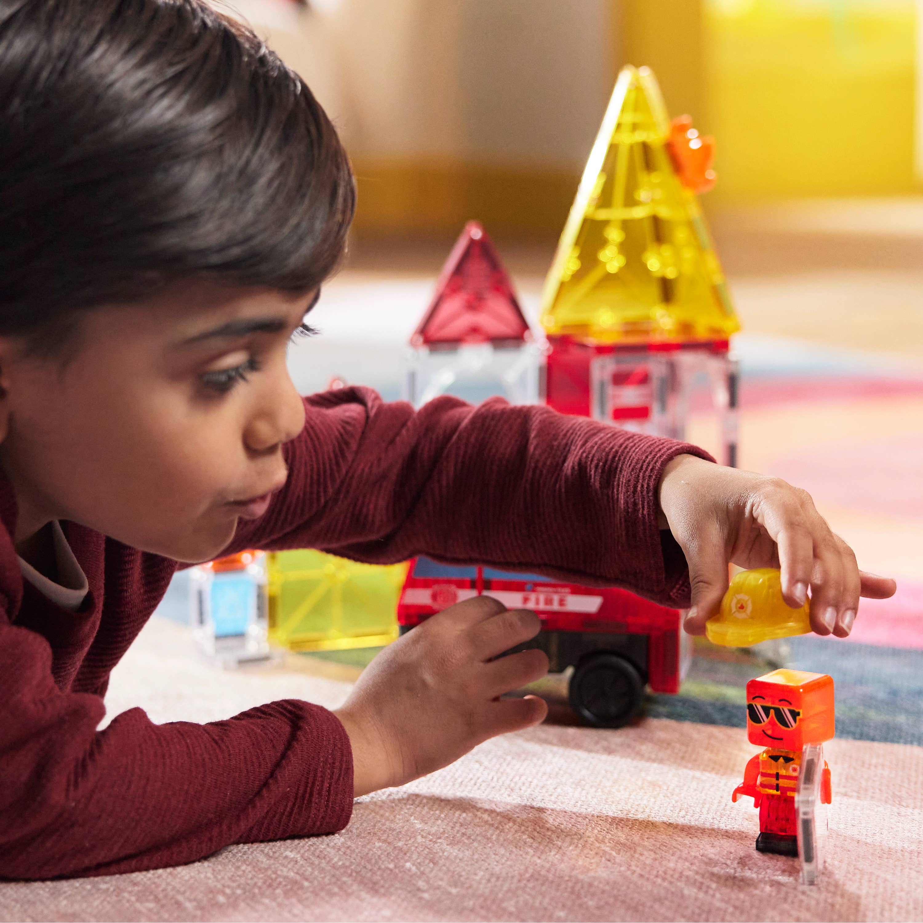 Magna-Tiles - Wholesale Building Set - Kids - Magna-Tiles Fire Rescue 27-Piece Set4