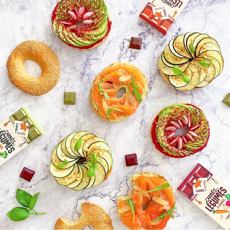 Carrés Futés - Vente Barre chocolatée - Carrés Futés Poireau Céleri Fenouil 65g2