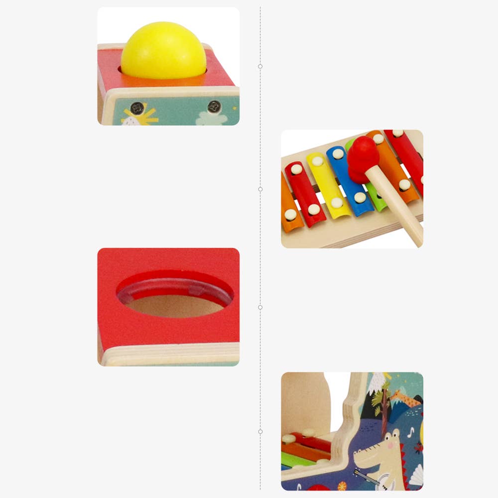 Leo & Friends - Wholesale Musical Toy - Kids & Baby - Leo & Friends Pound & Tap Xylophone with Slide-Out Xylophone16