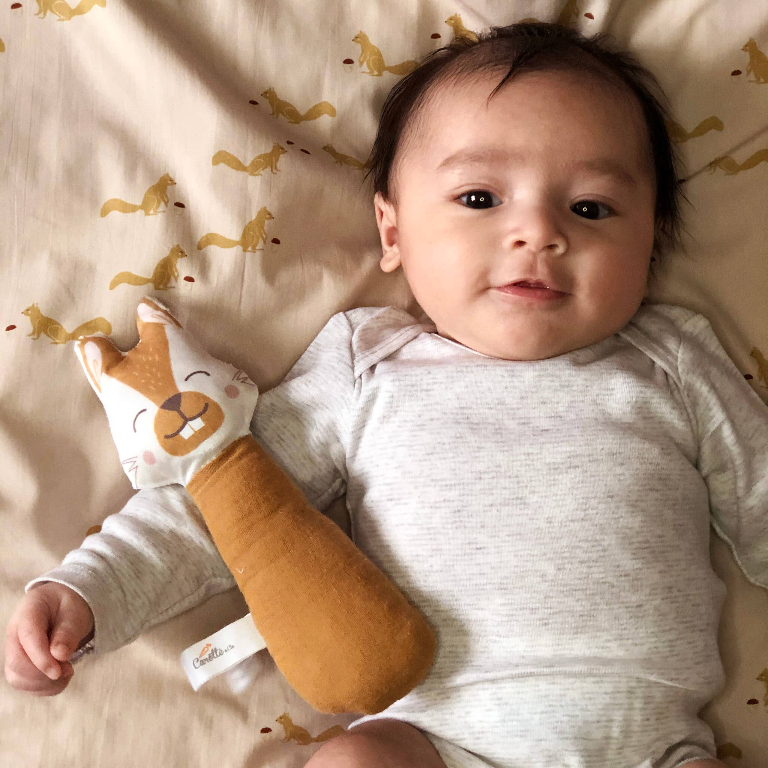 Carotte & Cie - Wholesale Play Mat - Kids & Baby - Playmat/basket Squirrels & hazelnuts1