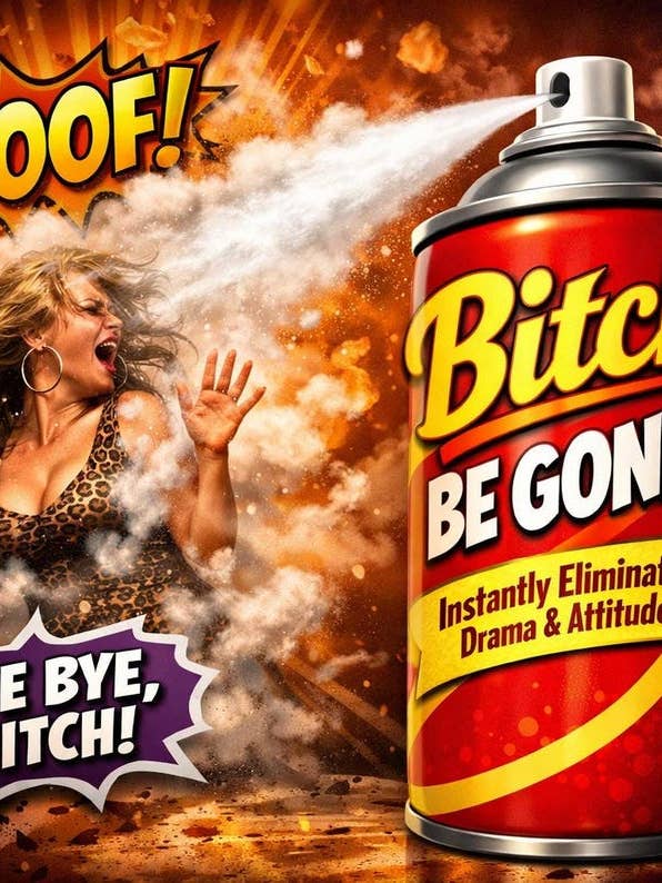 Bi*ch Be Gone Candle (Fixed) for wholesale by Readings by Judie Team