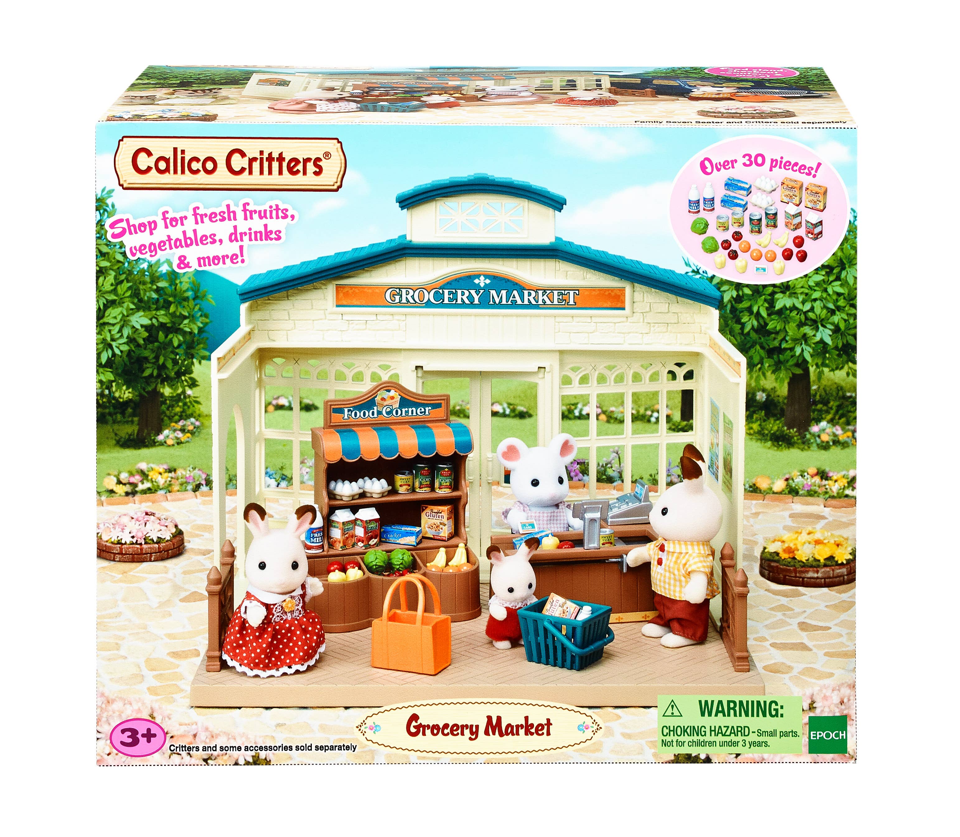 Epoch Everlasting Play - Wholesale Doll Accessory Kit - Kids - Calico Critters Grocery Market, Dollhouse Playset1