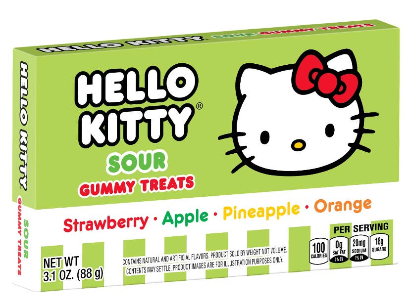 iSweet.ca - Wholesale Gummy - (S6-03) Hello Kitty-Gummi Treats-Sour 3.1oz( 88g x12